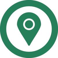 Location Pin Creative Icon Design vector