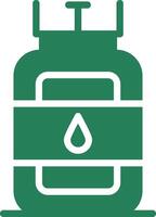 Gas Cylinder Creative Icon Design vector