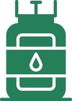 Gas Cylinder Creative Icon Design vector