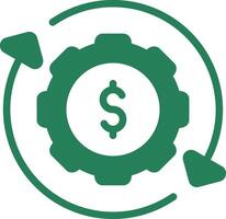 Procedure Cost Creative Icon Design vector