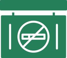 No Smoke Creative Icon Design vector