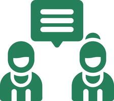 Discuss Creative Icon Design vector