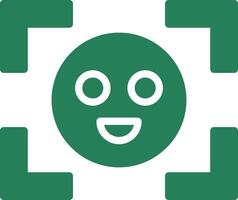 Face Detection Creative Icon Design vector