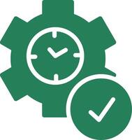 Time Management Creative Icon Design vector