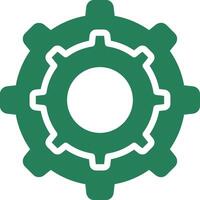 Setting Creative Icon Design vector