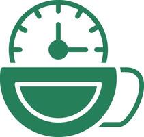 diseño de icono creativo de la hora del té vector