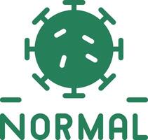New Normal Creative Icon Design vector