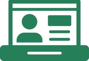 Online Class Creative Icon Design vector