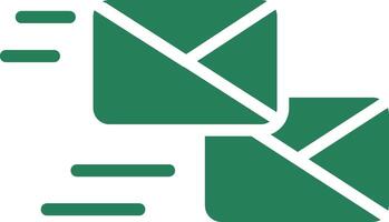 Mass Mailing Creative Icon Design vector
