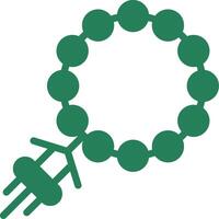 Rosary Creative Icon Design vector