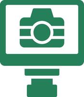 Lcd Camera Creative Icon Design vector