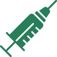 Needle And Syringe Creative Icon Design vector