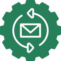 Marketing Automation Creative Icon Design vector