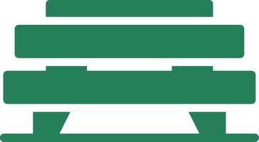 Bench Creative Icon Design vector
