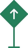 Road Sign Creative Icon Design vector