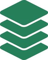Layers Creative Icon Design vector