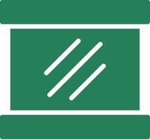 Mirror Creative Icon Design vector