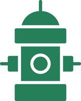 Fire Hydrant Creative Icon Design vector