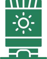 Sun Cream Creative Icon Design vector