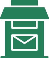 Postbox Creative Icon Design vector