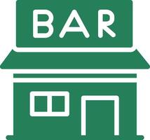 Bar Creative Icon Design vector