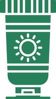 Sunscreen Creative Icon Design vector