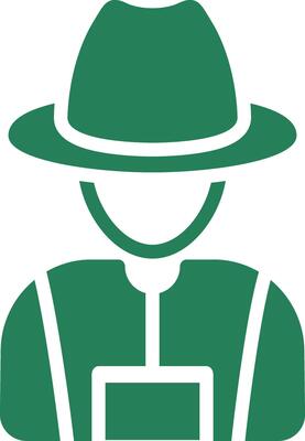 Farmer Creative Icon Design