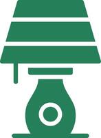 Table Lamp Creative Icon Design vector