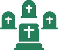 Graveyard Creative Icon Design vector