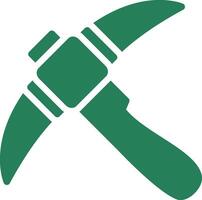 Pickaxe Creative Icon Design vector