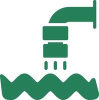 Waste Water Creative Icon Design vector