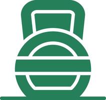 Kettlebell Creative Icon Design vector