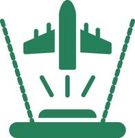 Ar Flight Training Creative Icon Design vector