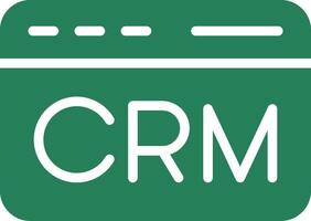 CRM Creative Icon Design vector