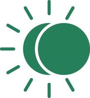 Eclipse Creative Icon Design vector