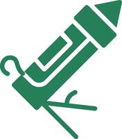 Caulk Gun Creative Icon Design vector