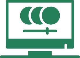 Digital Animation Creative Icon Design vector