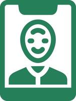 Video Call Creative Icon Design vector