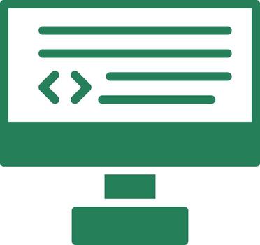diseño de icono creativo de codificación vector
