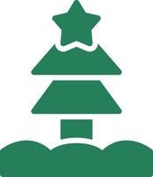 Christmas Tree Creative Icon Design vector