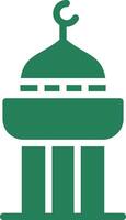 diseño de icono creativo de minarete vector