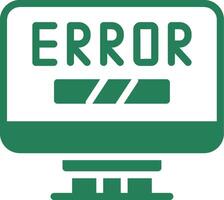 Error Creative Icon Design vector