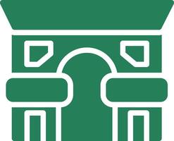 Arc De Triomphe Creative Icon Design vector