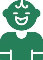 Baby Smile Creative Icon Design vector