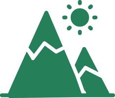 Mountain Creative Icon Design vector