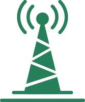 Radio Tower Creative Icon Design vector