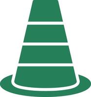 Traffic Cone Creative Icon Design vector