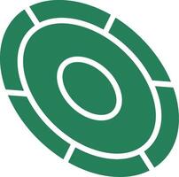 Frisbee Creative Icon Design vector