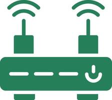 WiFi Router Creative Icon Design vector