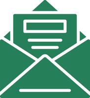 Open Email Creative Icon Design vector